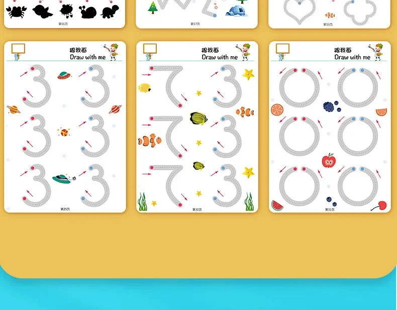 Caderno de Traço e Desenho Infantil