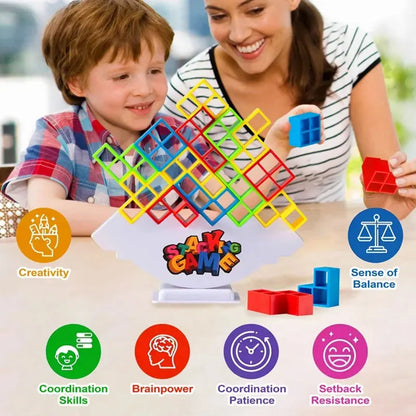 Brinquedo de Equilíbrio com Bloco de Construção